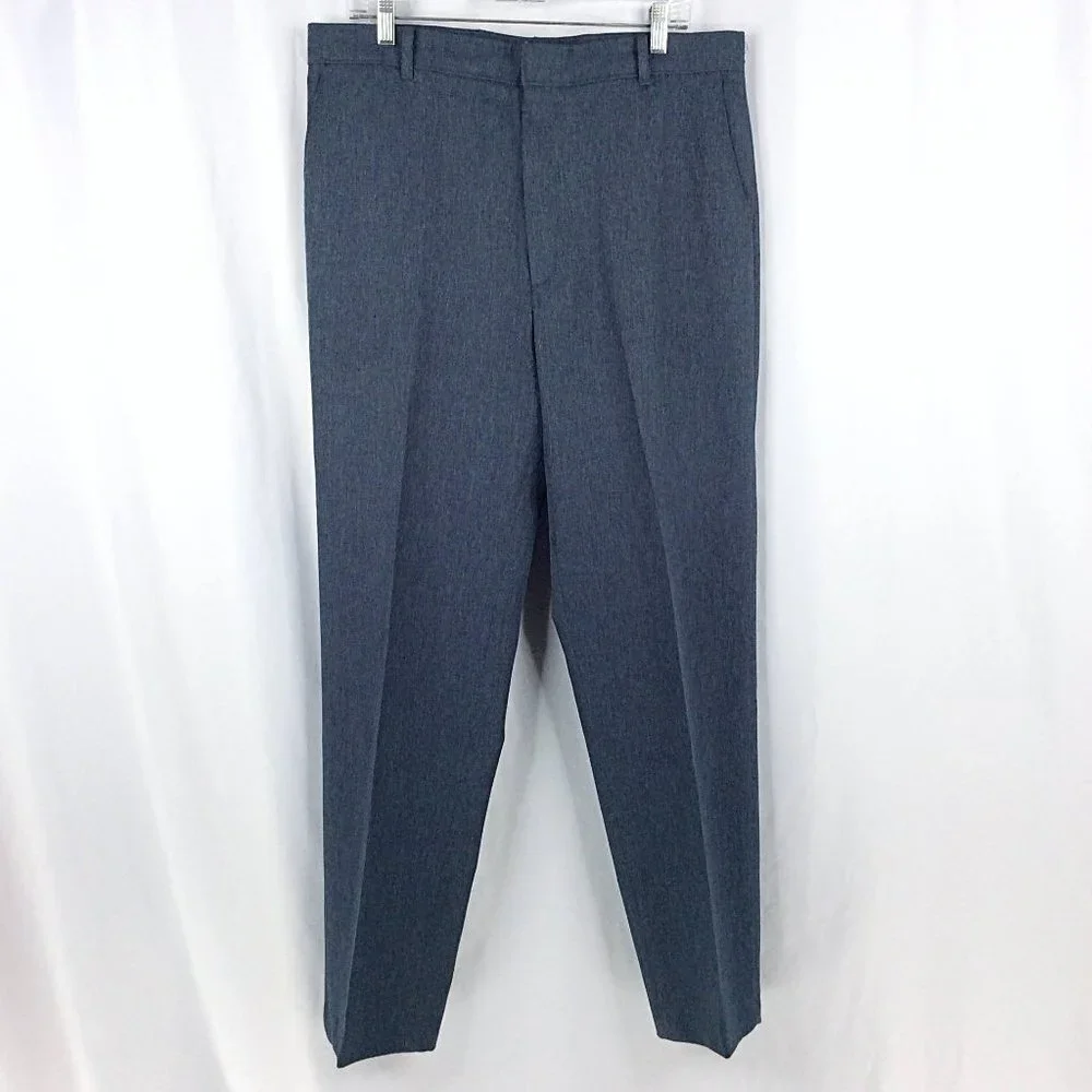 Vintage 1970s Levis Action Slacks Pants‎ Mens Size 36x34 Blue Leisure Disco Suit